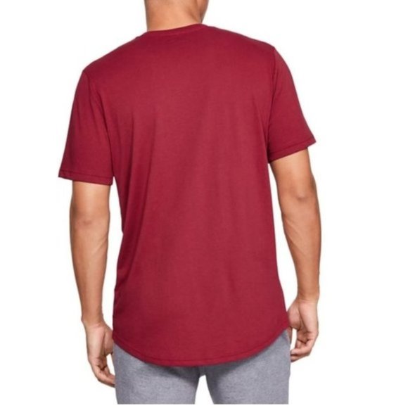 Under Armour Sportstyle Dropped-Hem Tshirt - Picture 2 of 5